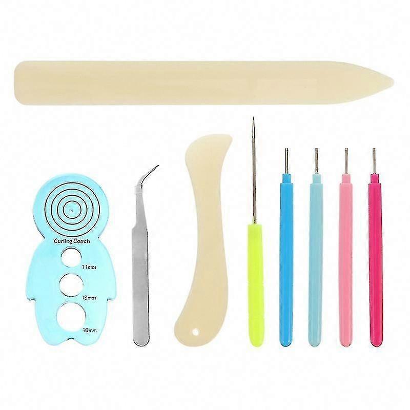 9pcs Paper Quilling Kit for DIY Craft Projects