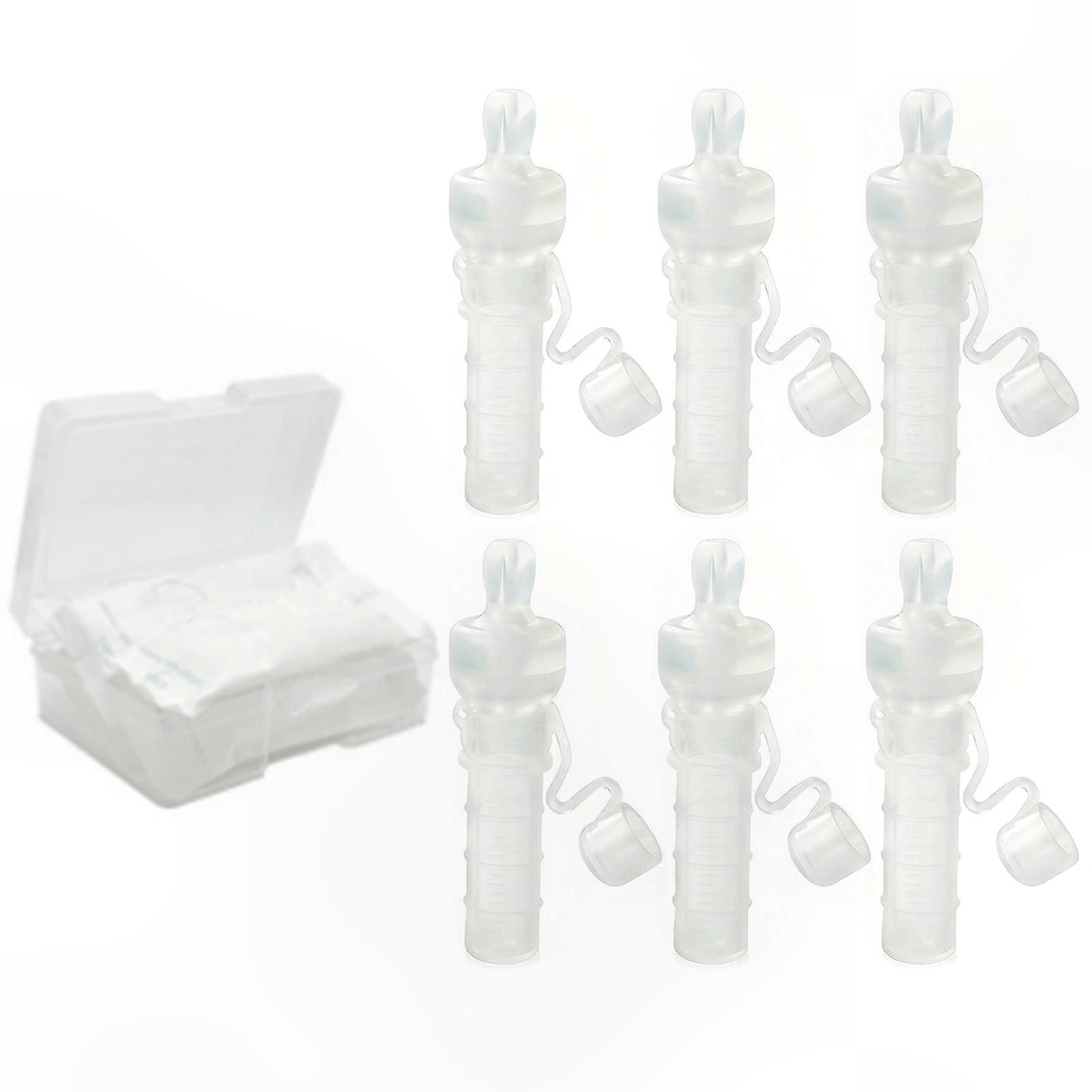 6-Pack 5ML Colostrum Collection Tubes for Breast Milk Storage, Portable and Easy-to-Use Handheld Solution