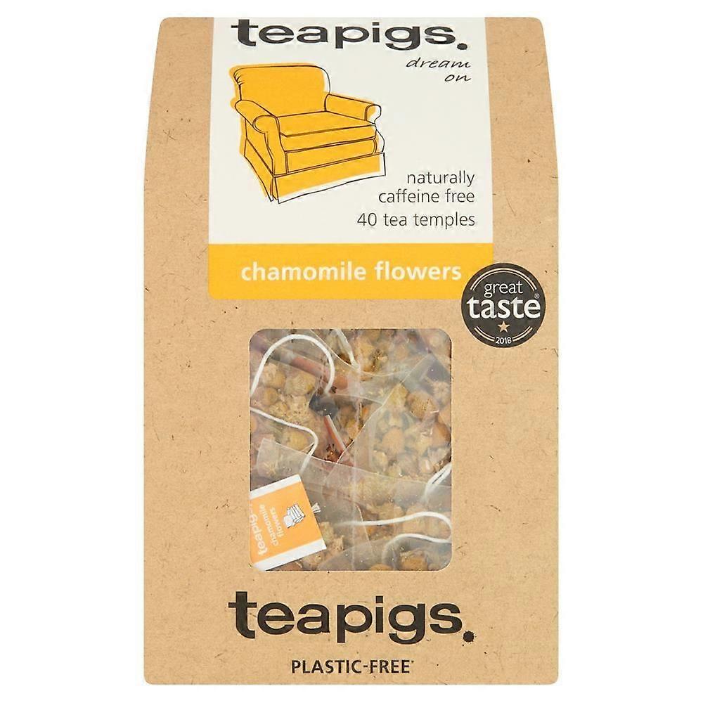 Teapigs chamomile flowers 40 tea temples - 3 Pack