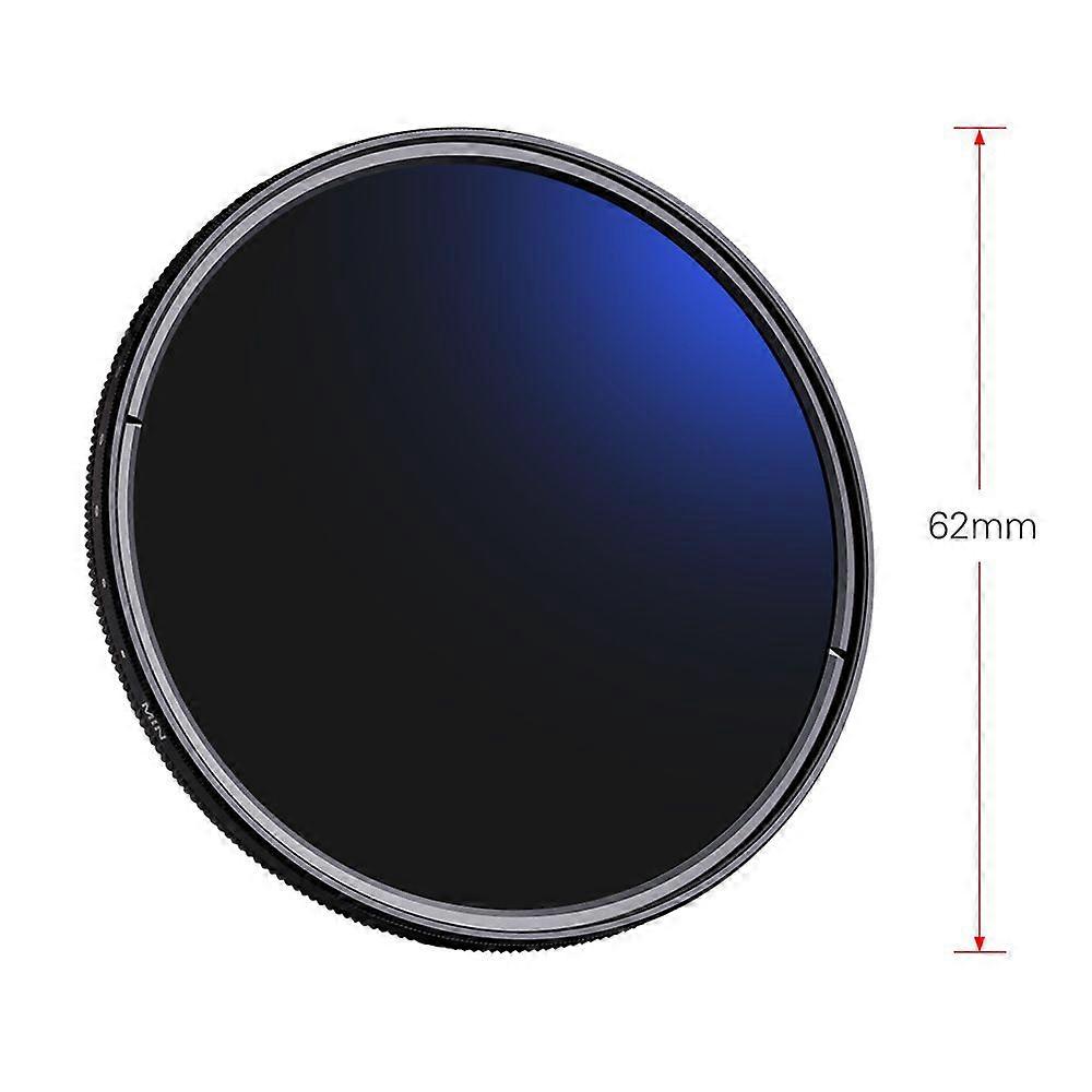 K&F CONCEPT 62mm Ultrathin Variable ND Filter ND2 to ND400 Adjustable Neutral Density Filter Compatible with Sony Alpha A57 A77 A65 DSLR Cameras