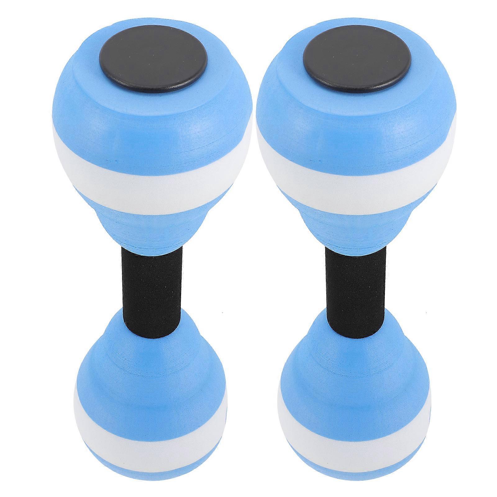 Water Floating EVA Dumbbells for Pool Exercise, Aquatic Fitness Weights with Flotation Support and Resistance for Water Aerobics, Rehabilitation, and