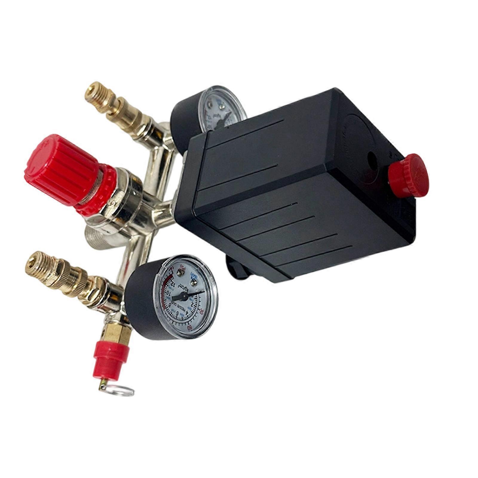 Industrial Regulator Valves Switches Accuracy Pressure Control Valves Assembly Simple Installation For Compressor Brackets Multicolor