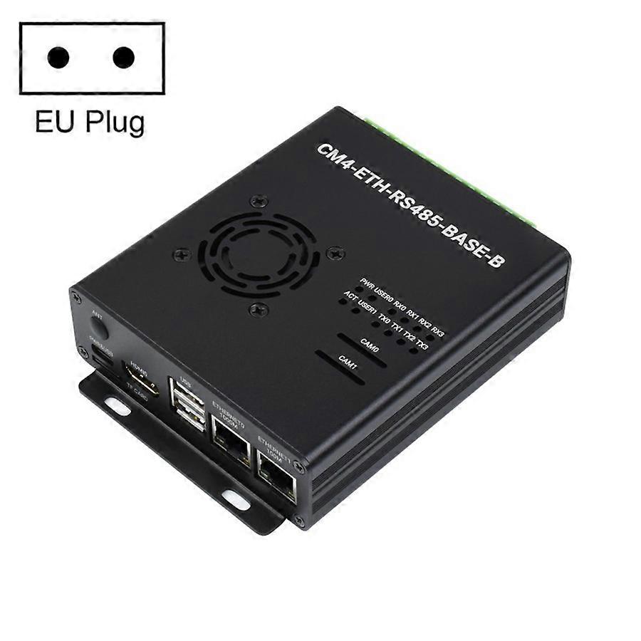 Waveshare Dual ETH Mini-Computer for Raspberry Pi CM4, Gigabit Ethernet, 4CH Isolated RS485
