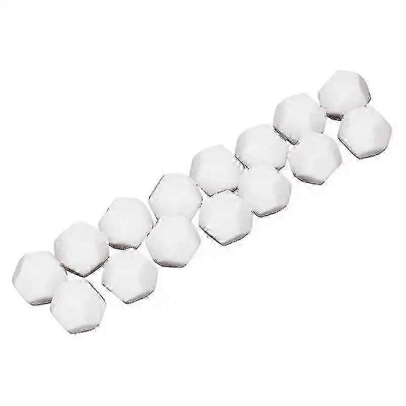 Plastic Write On Cubes Diy Writing 12 Sided Blank Dice  For Entertainment