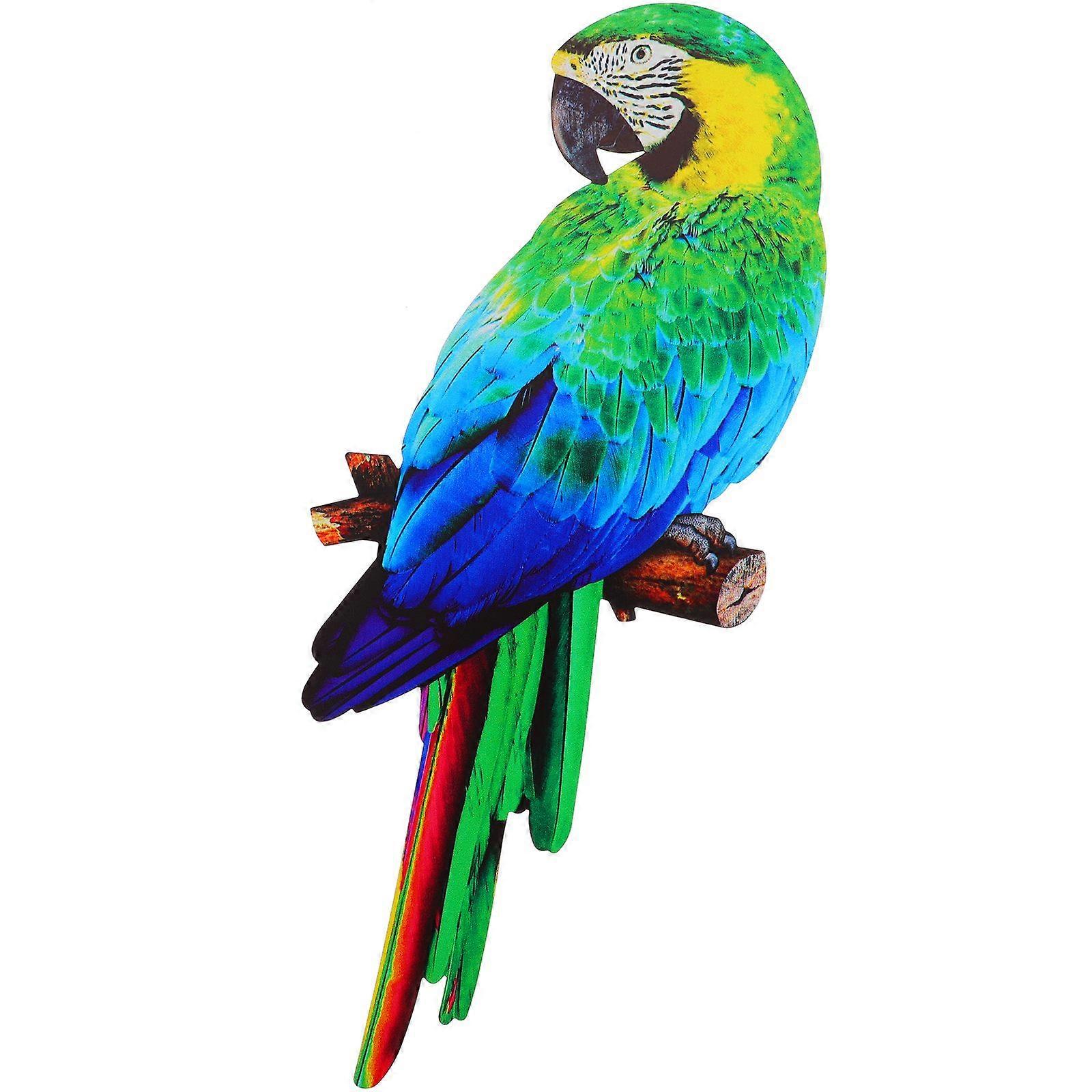 Hanging Toucan Ornament Decorative Metal Bird Craft Realistic Toucan for Home