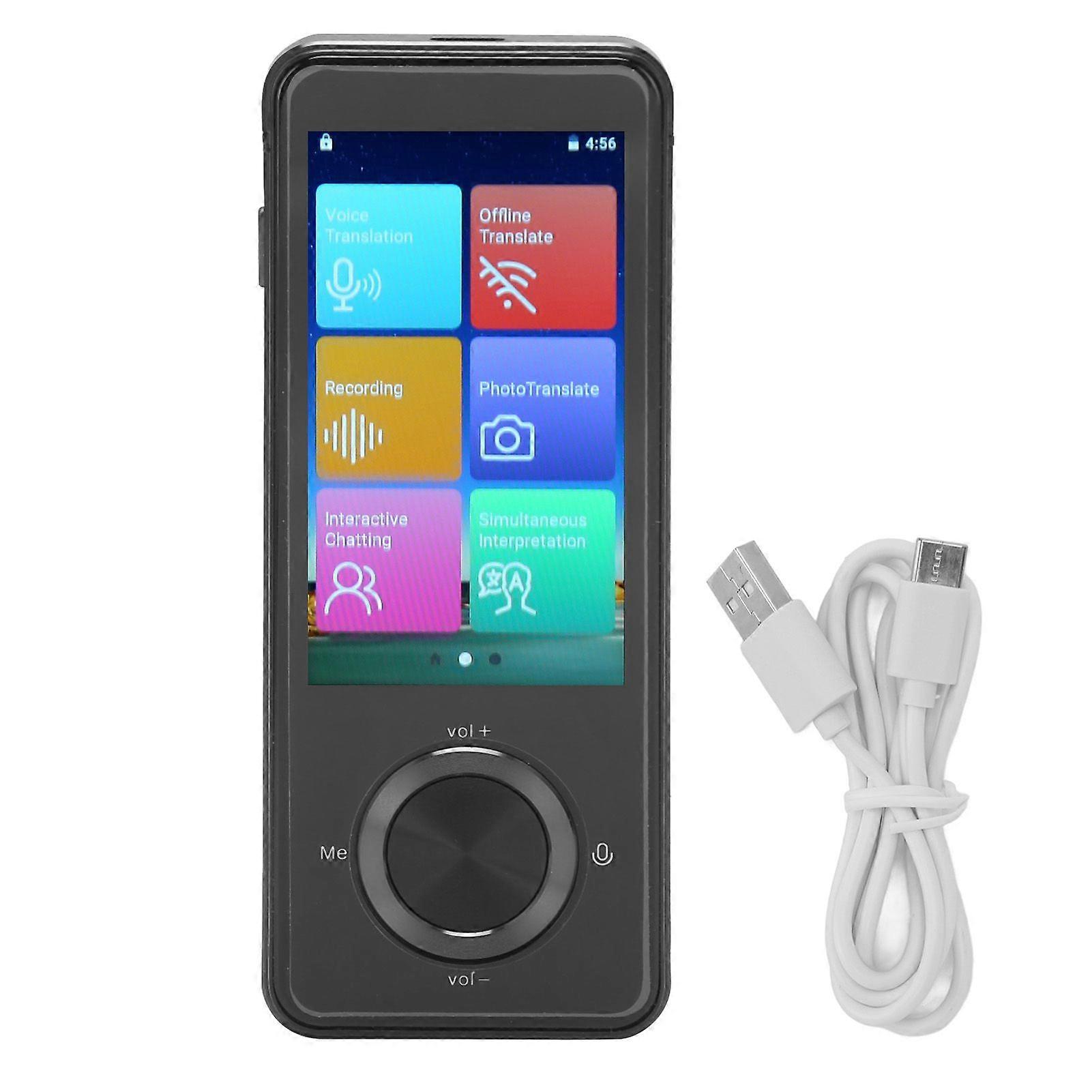 Voice Translator 137 Online 13 Offline 43 Photo Language 3in Touch Screen 2 Way Translation Device with WiFi Bluetooth