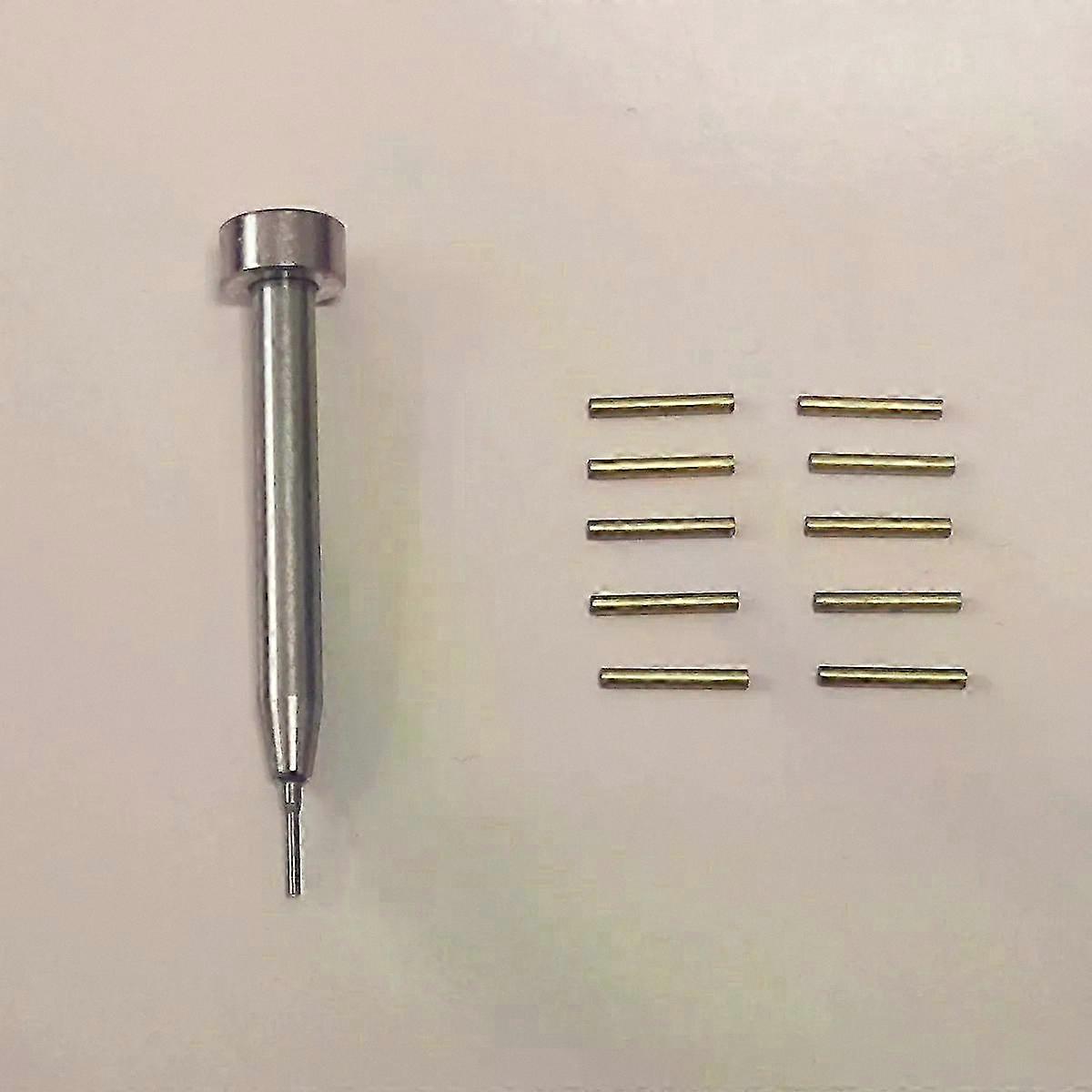 Copper and Stainless Steel Hinge Pins with Punch Tool for Lighter Case Replacement