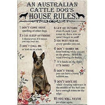 Quebra-cabeça um Cão de Gado Australiano Regras da Casa Quebra-cabeças de Madeira para Adultos e Crianças Desenvolvimento Brinquedos Jogos Brinquedos Presente