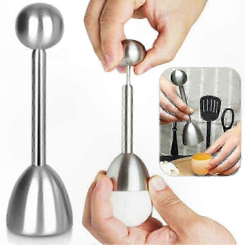 Soft Boiled Egg Shell Cutter Opener, Stainless Steel Kitchen Tool for Eggs