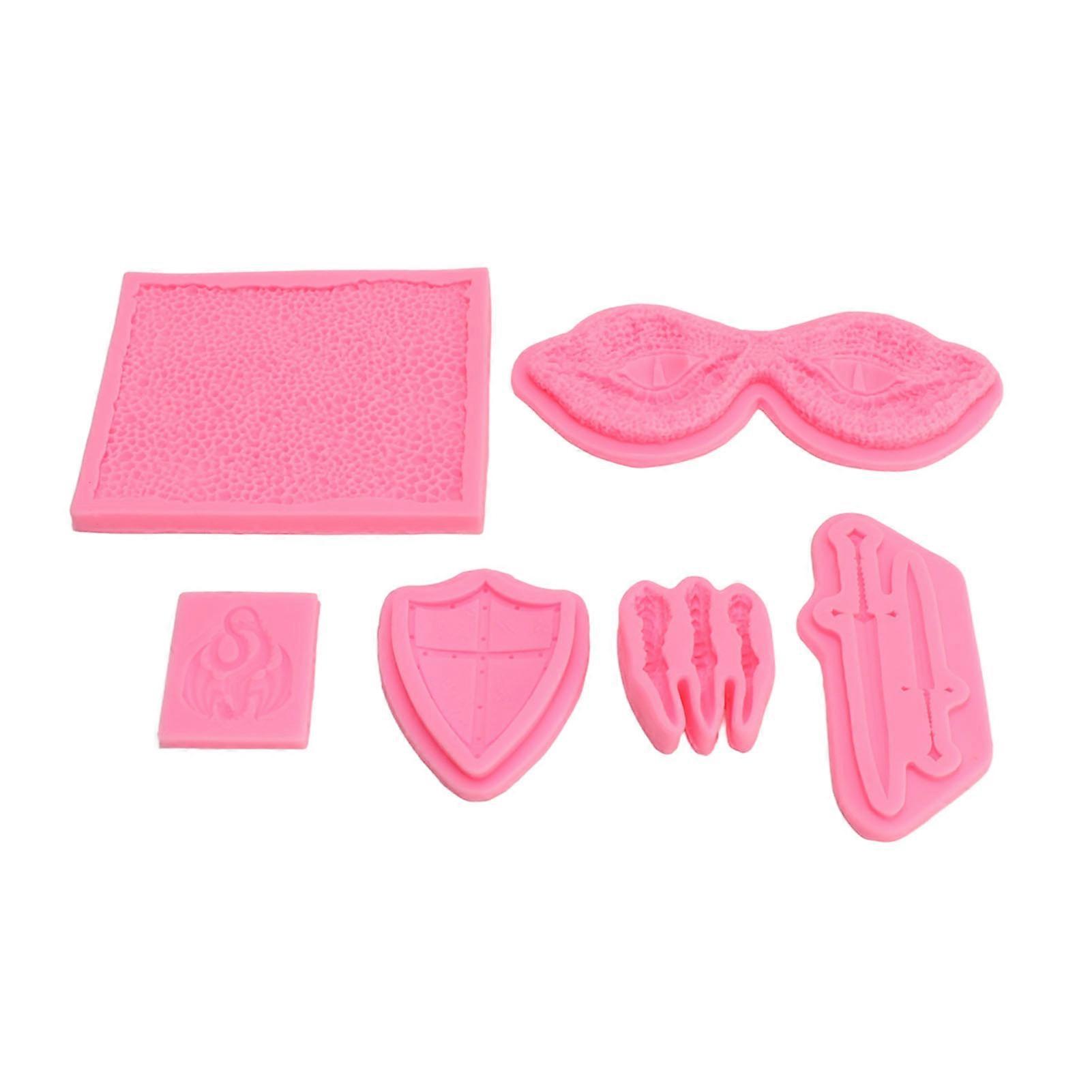 Cake Sugar Baking Mold Type 6 Soft Silicone for DIY Soap & Chocolate