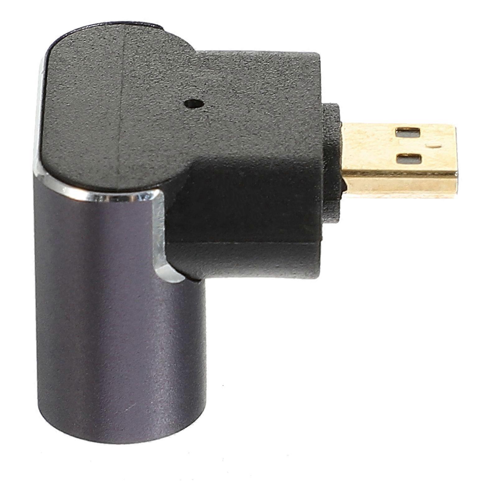 Right Angled Video Adapter Female to Male TV Connector for Monitor