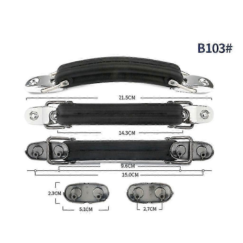 مقبض الأمتعة البلاستيك سحب مقابض قبضة استبدال قطع غيار لحقيبة السفر - ayane