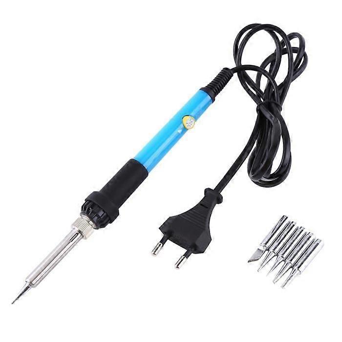 220V 60W Adjustable Temperature Soldering Iron Gun Welding Tool