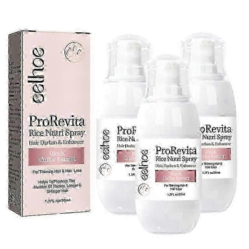 3 قطع Zephta H-Regrow 2.0 ، نمو الشعر Zephta ، بخاخ Prorevita Rice Nutri ، Hair_Lucky_B