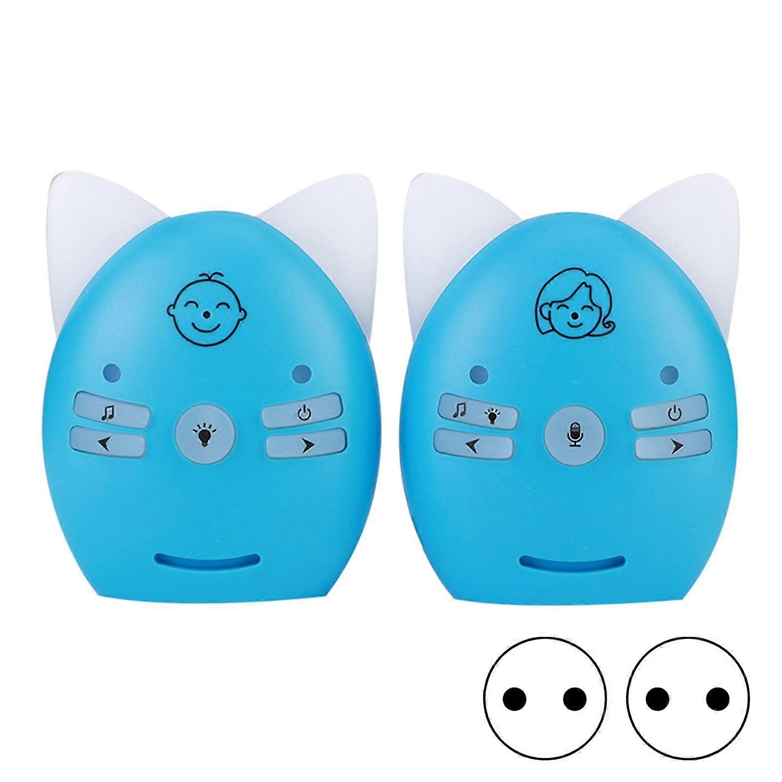 2025 Baby Monitor 2.4GHz Digital Wireless Night Light 2‑Way Intercom Reminder 100‑240VEU Plug