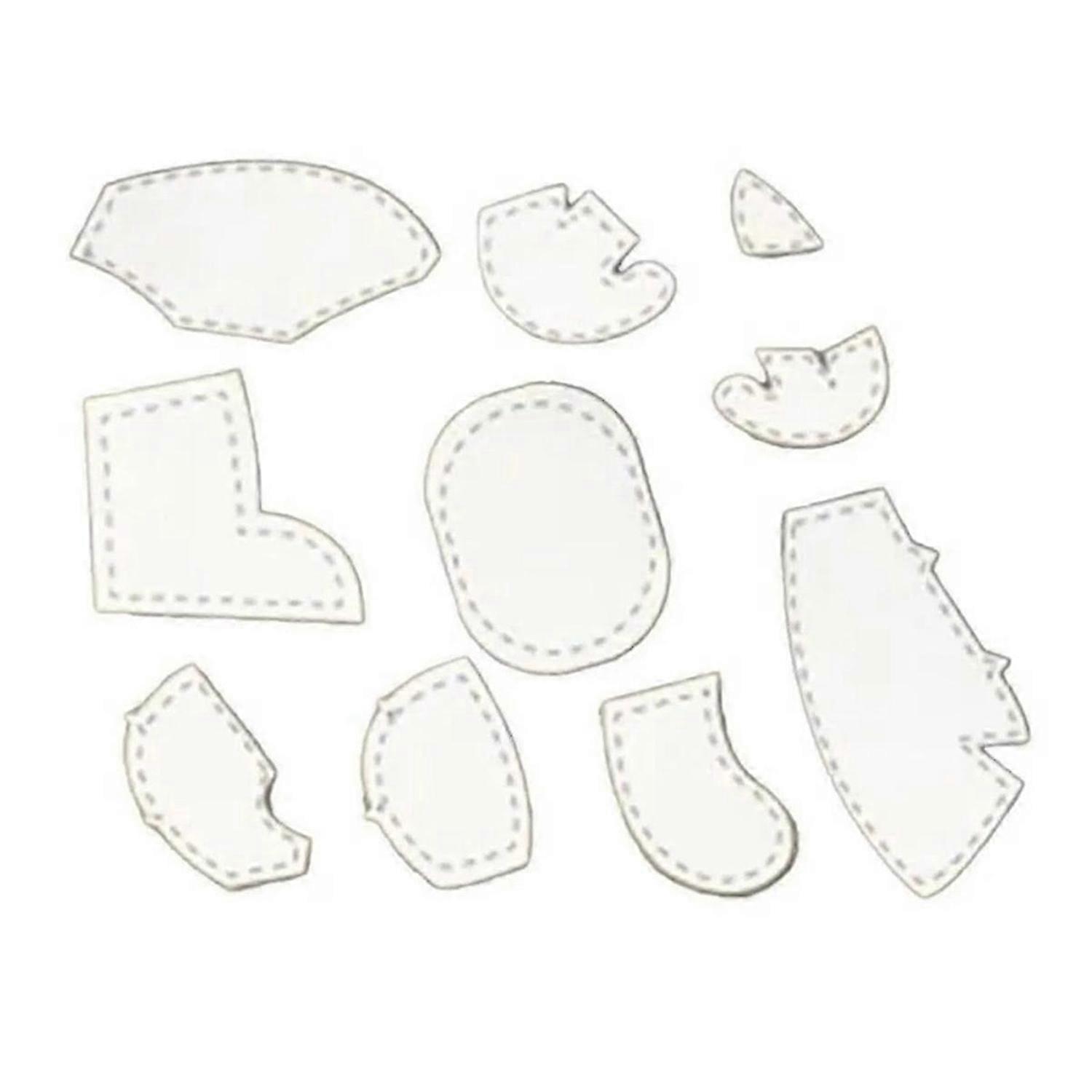 8Pcs/Set Acrylic Template Ruler Set Memory Quilting Ruler for Sewing Template Patchwork