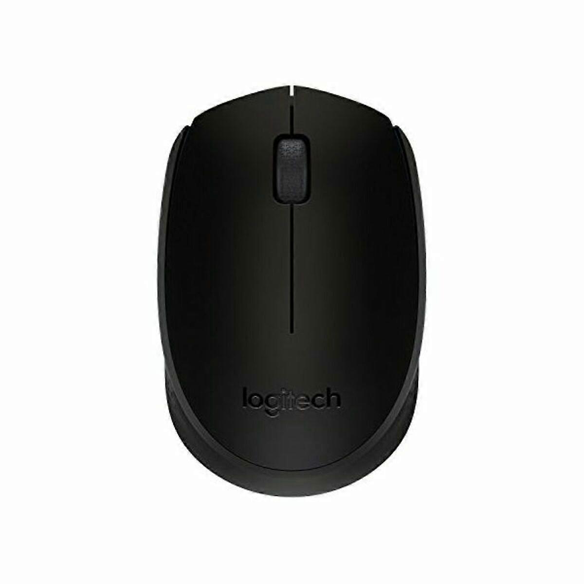 Optical Wireless Mouse Logitech B170 1000 dpi Black