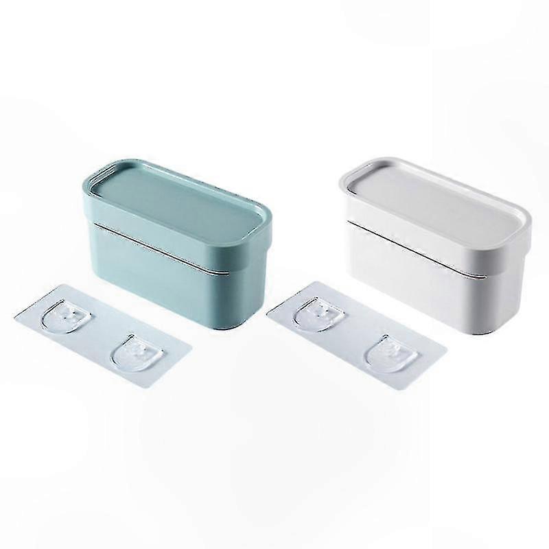 2-Pack Plastic Bag Organizer Containers