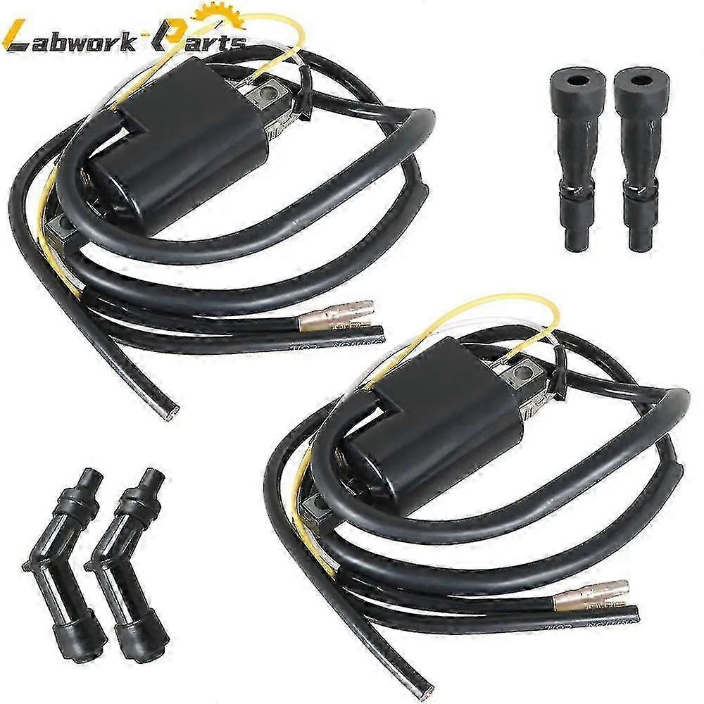 Ignition Coil Assembly with 4 Spark Plug Caps for Honda CB750 Series All Models 1969-1978