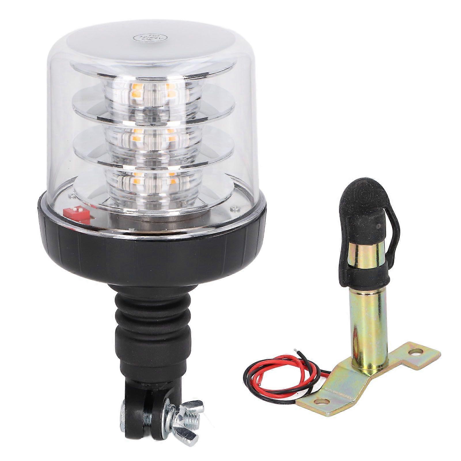 LED Rotating Light 54W 360 Degree Rotation Emergency Warning Beacon Light DC1224V