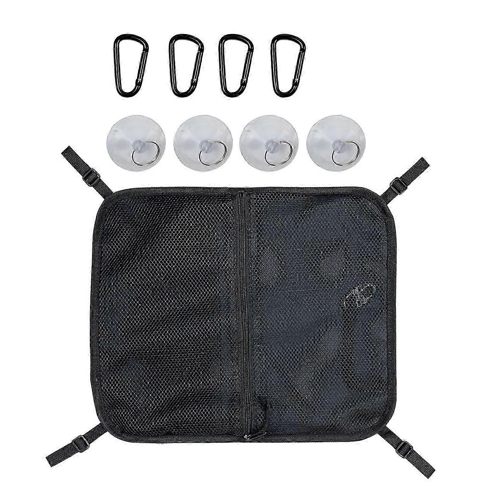 Mesh Storage Bag with 4 Suction Cups for Secure Surfboard and Paddle Board Keeping