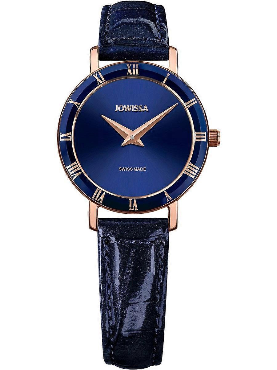 Jowissa Blå Äkta Läder J2.313.S Damklocka
