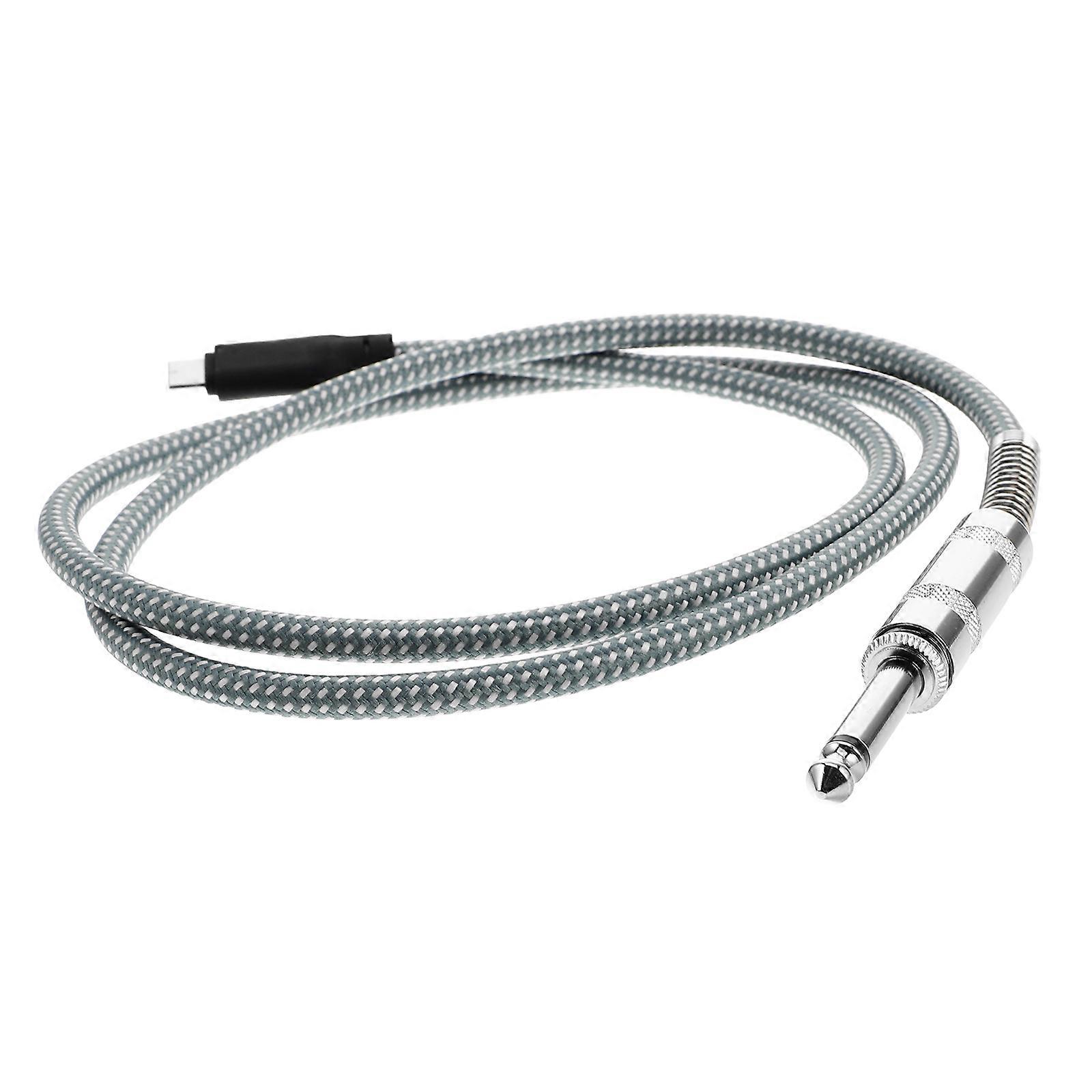USB-C to Xlr Recording Line Audio Line for Guitar Ensuring Clear Transmission