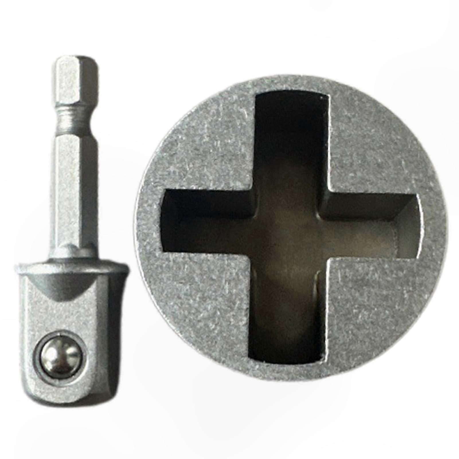 Durable Socket Adapter for Scissor Jacks, Efficient DIY Car Maintenance Tool, Rust-Resistant High-Strength Design