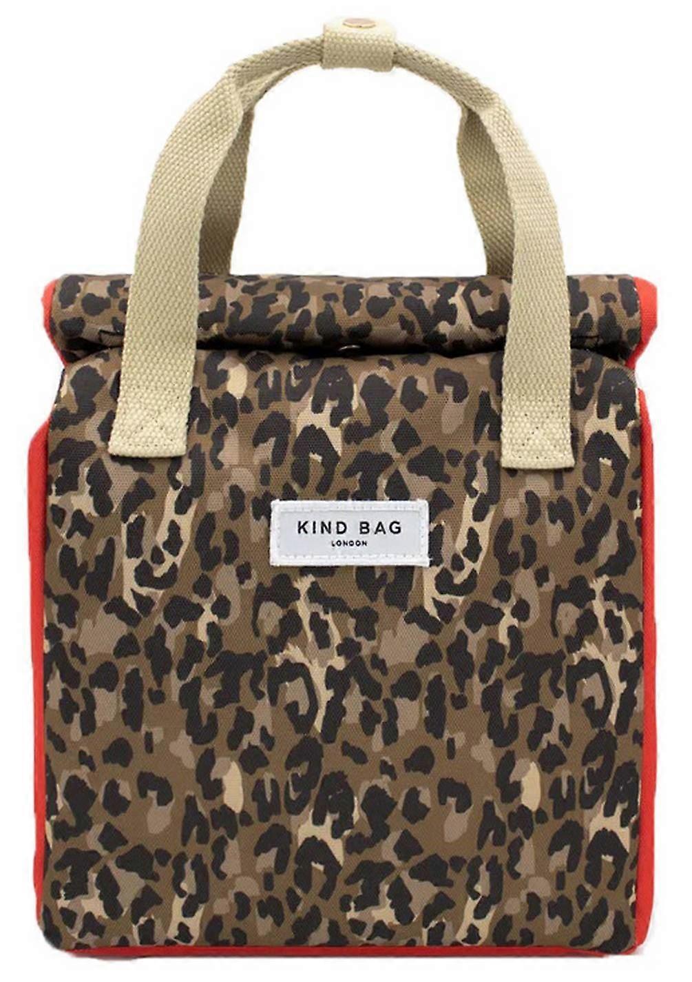 Kind Bag London Lunch Bag - Leopard Brown