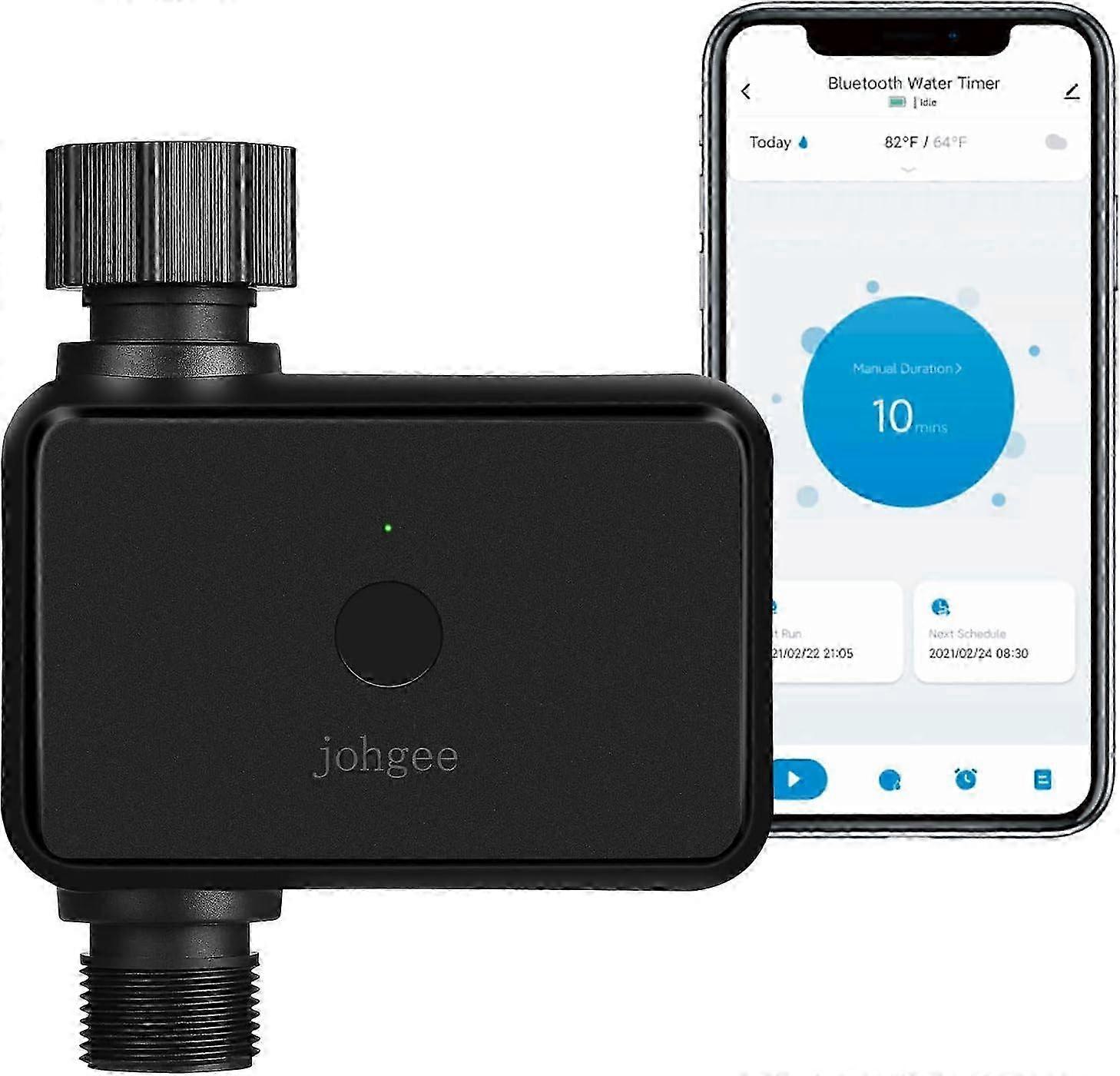 Outdoor Watering Timer, Smart Sprinkler System with App Control, Automatic Irrigation for Farms & Gardens, Voice Command Ready, Weatherproof Design, 2