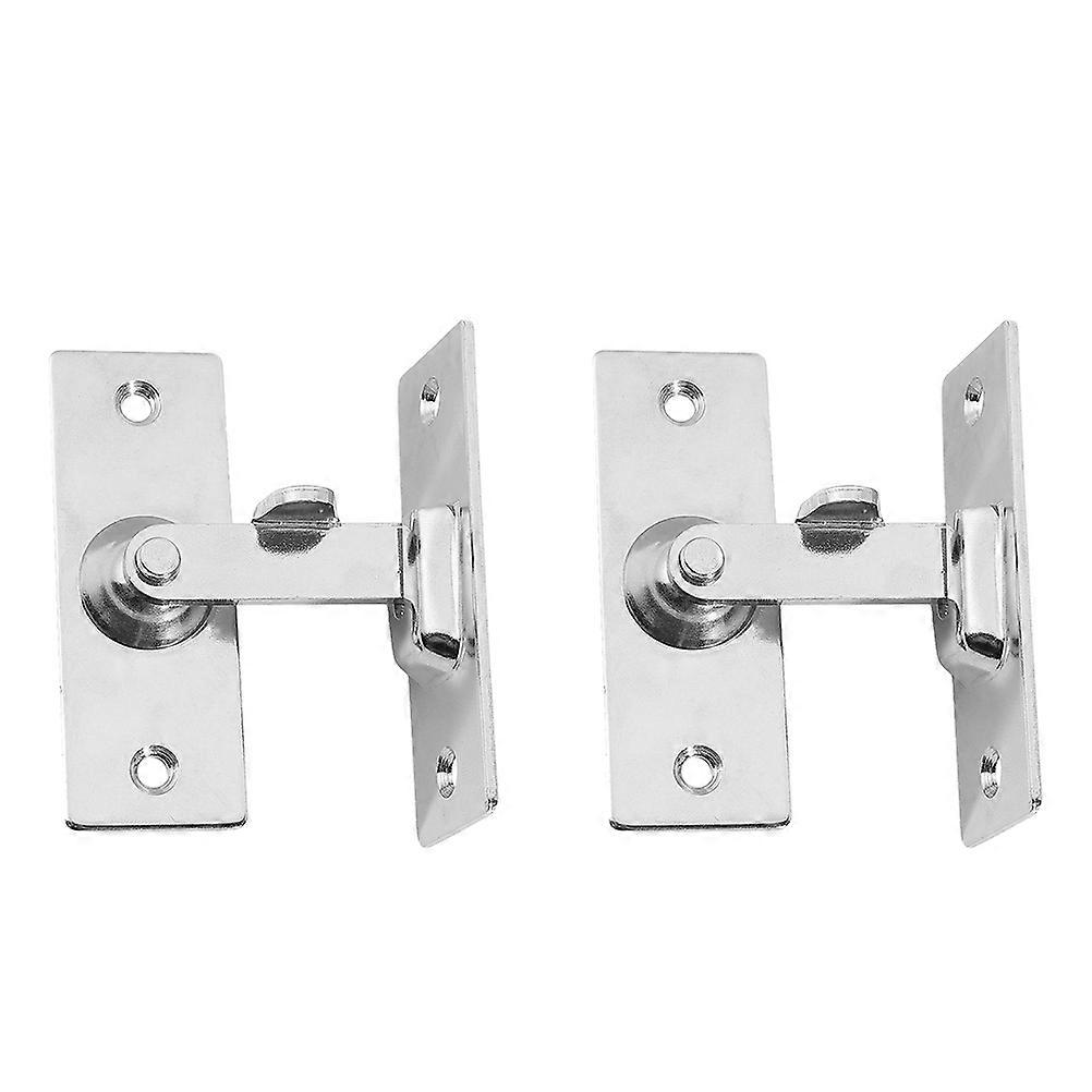 Stainless Steel Latch Lock for Door Use with 2Pcs Practical Right