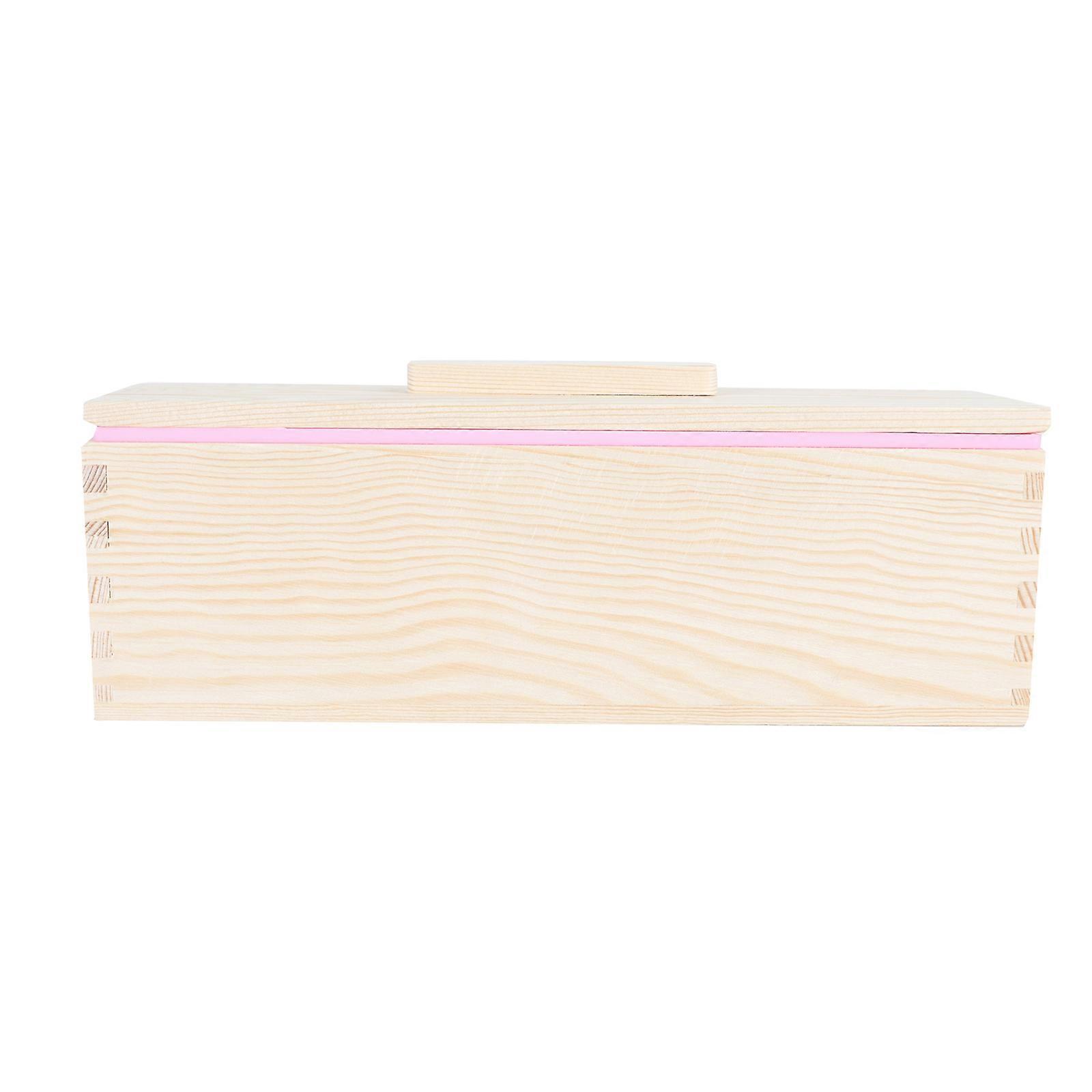 Household Box for Storage 2Sets of Handmade Wooden Bread Containers