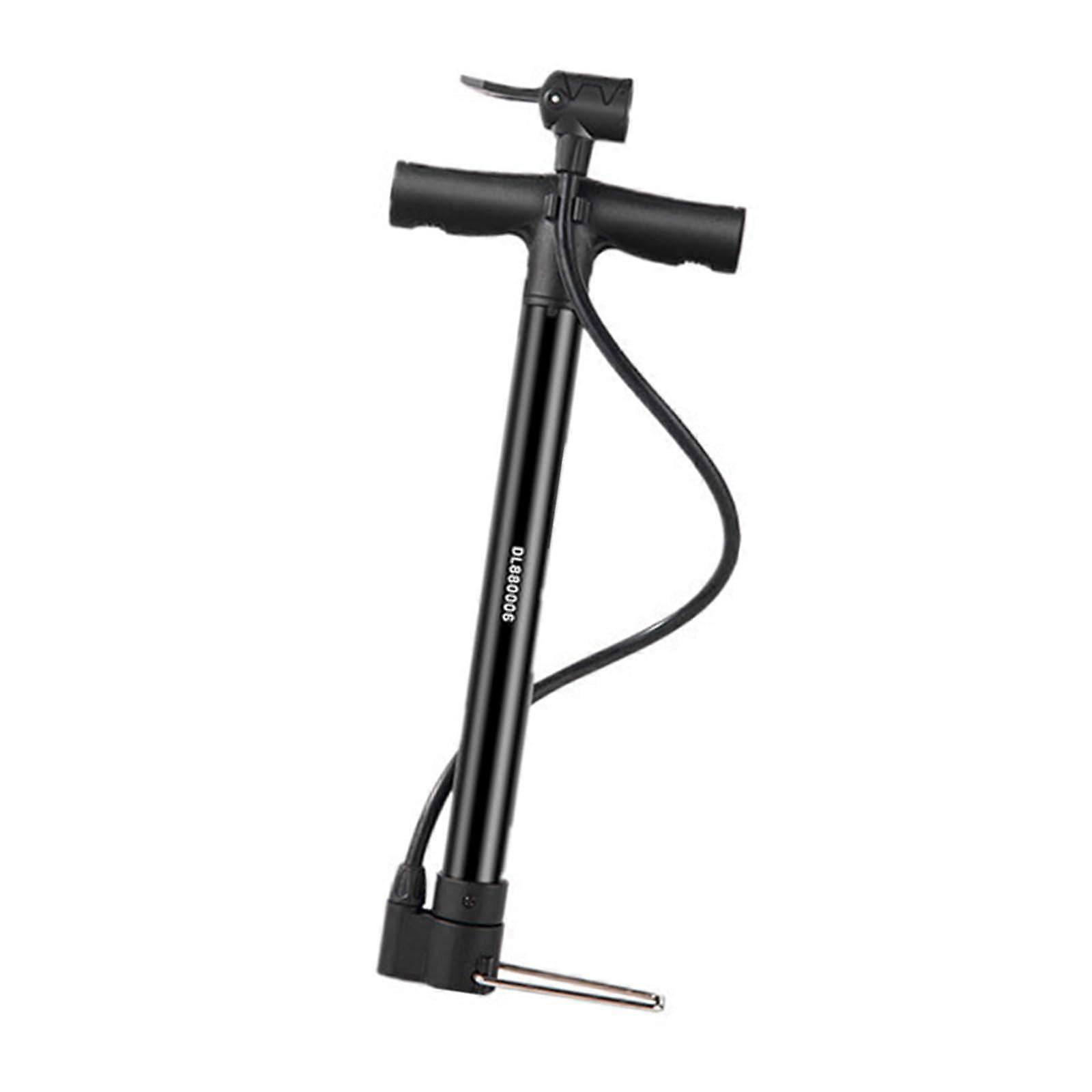 Bicycle Pumps DualHead Floor Pump With Presta And Schrader Compatibility For Car Tires And Mountain Bikes