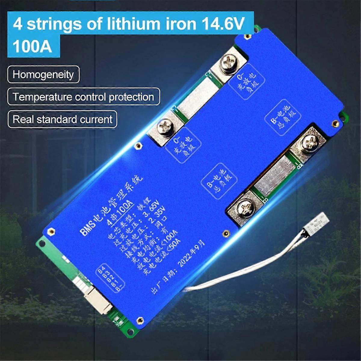 4S 100A Lifepo4 Battery Charging Protection Module Active Equalizer Board Battery Management System