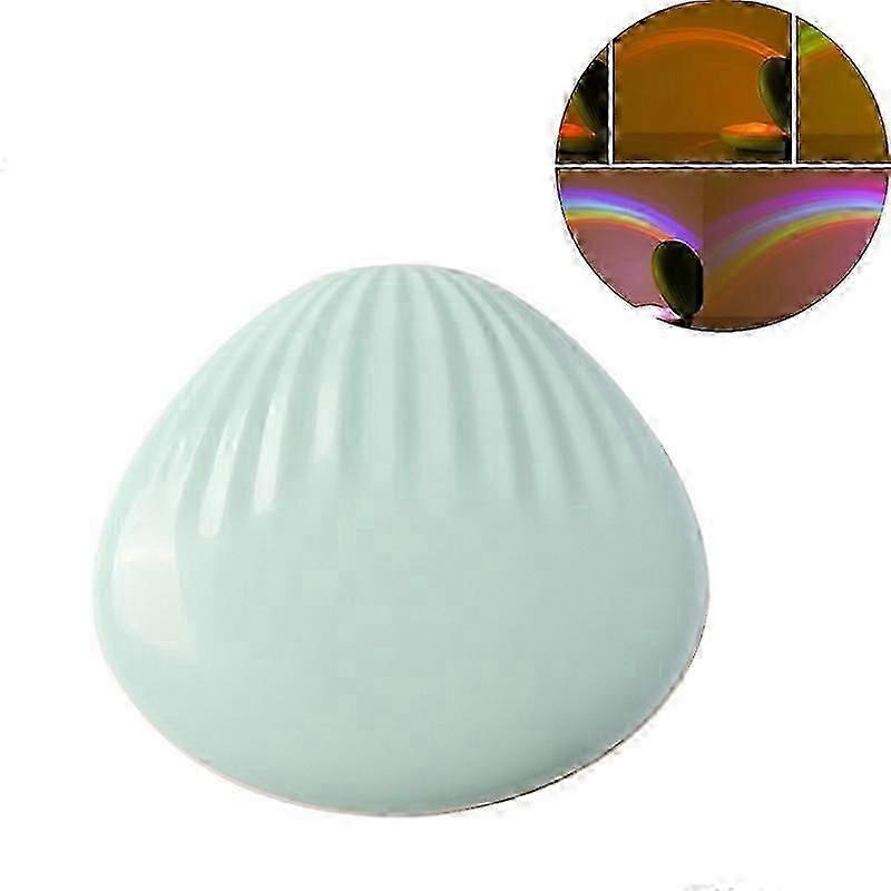 Shell Rainbow Projection Lamp for Creating Romantic Ambiance in UK Rooms