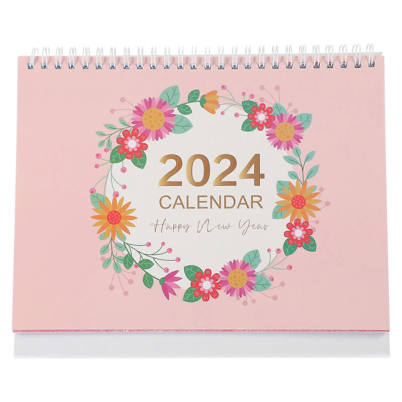 2024 Monthly Calendar 5Pcs Large Size Standing Calendar For Home And Office Organization