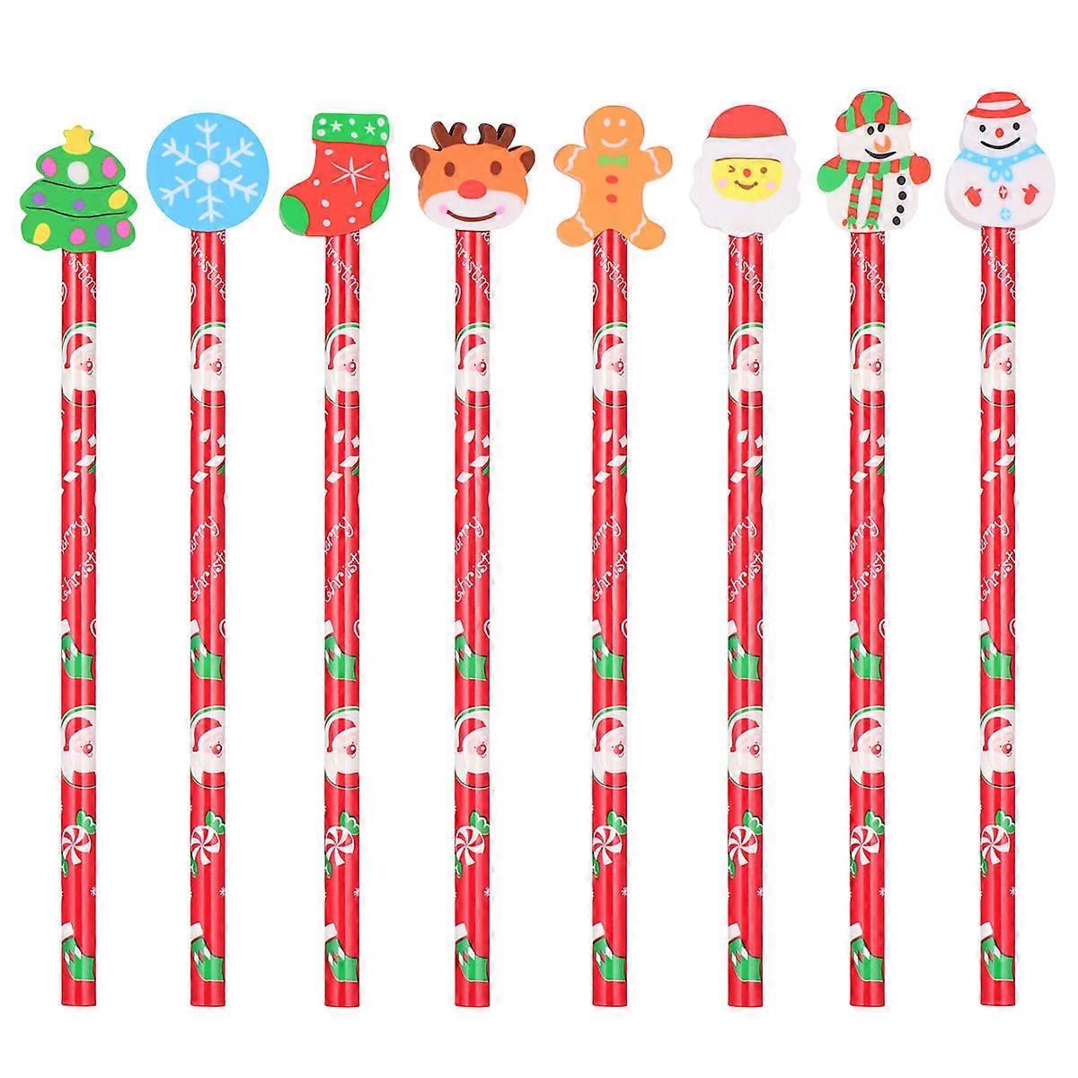 Kawaii Pencils 24Set Toyvian Assorted Color Classroom Supplies For Kids 19cm Writing Erase