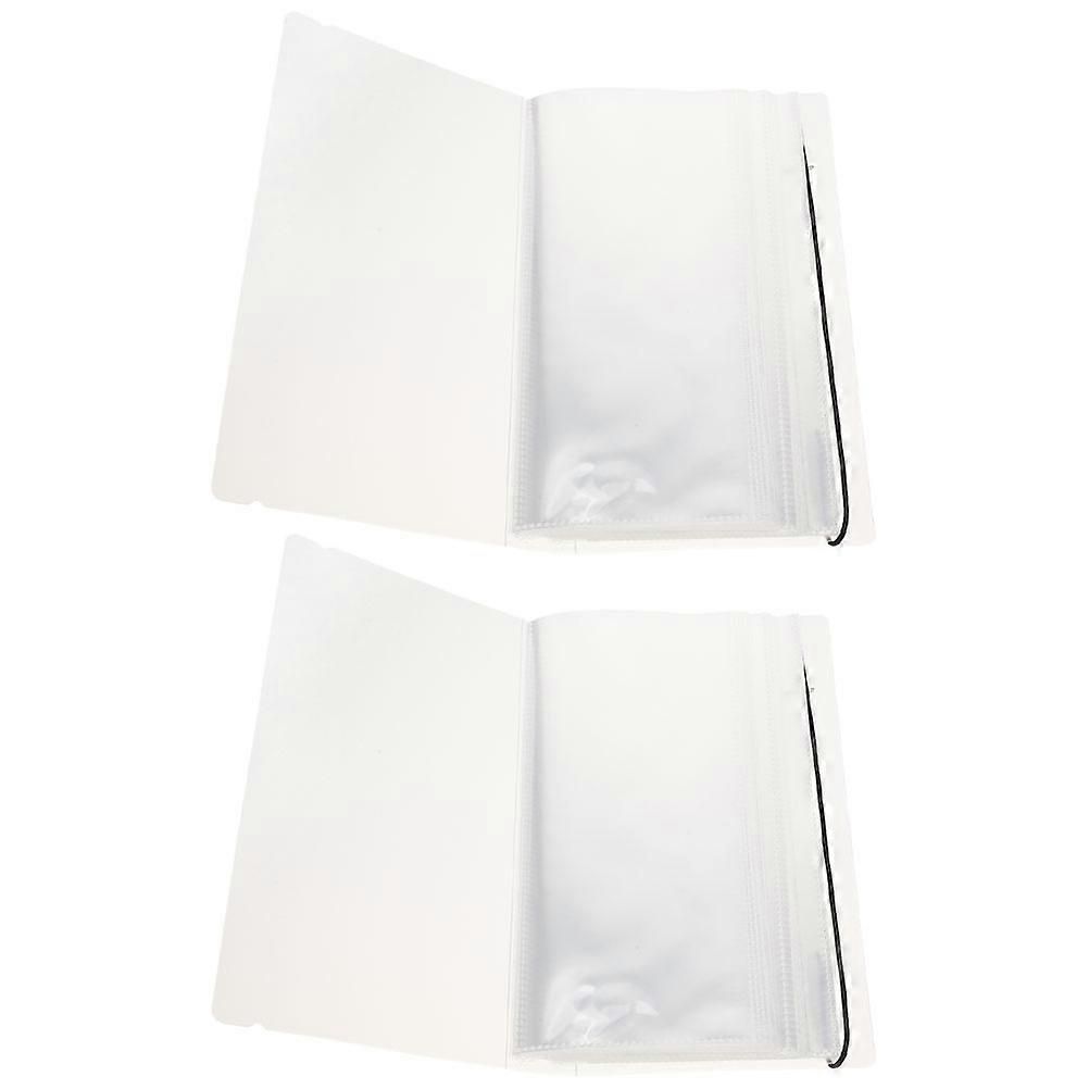 Loose-Leaf Album for Tickets Storage 6Pcs Multi-Function Portable Collector