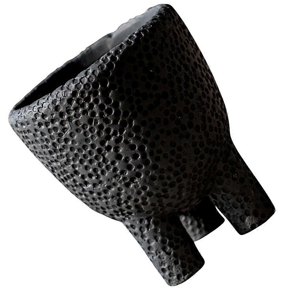 Tripod Planter Pot for Plant Use 2Pcs Black Indoor Flower Pot