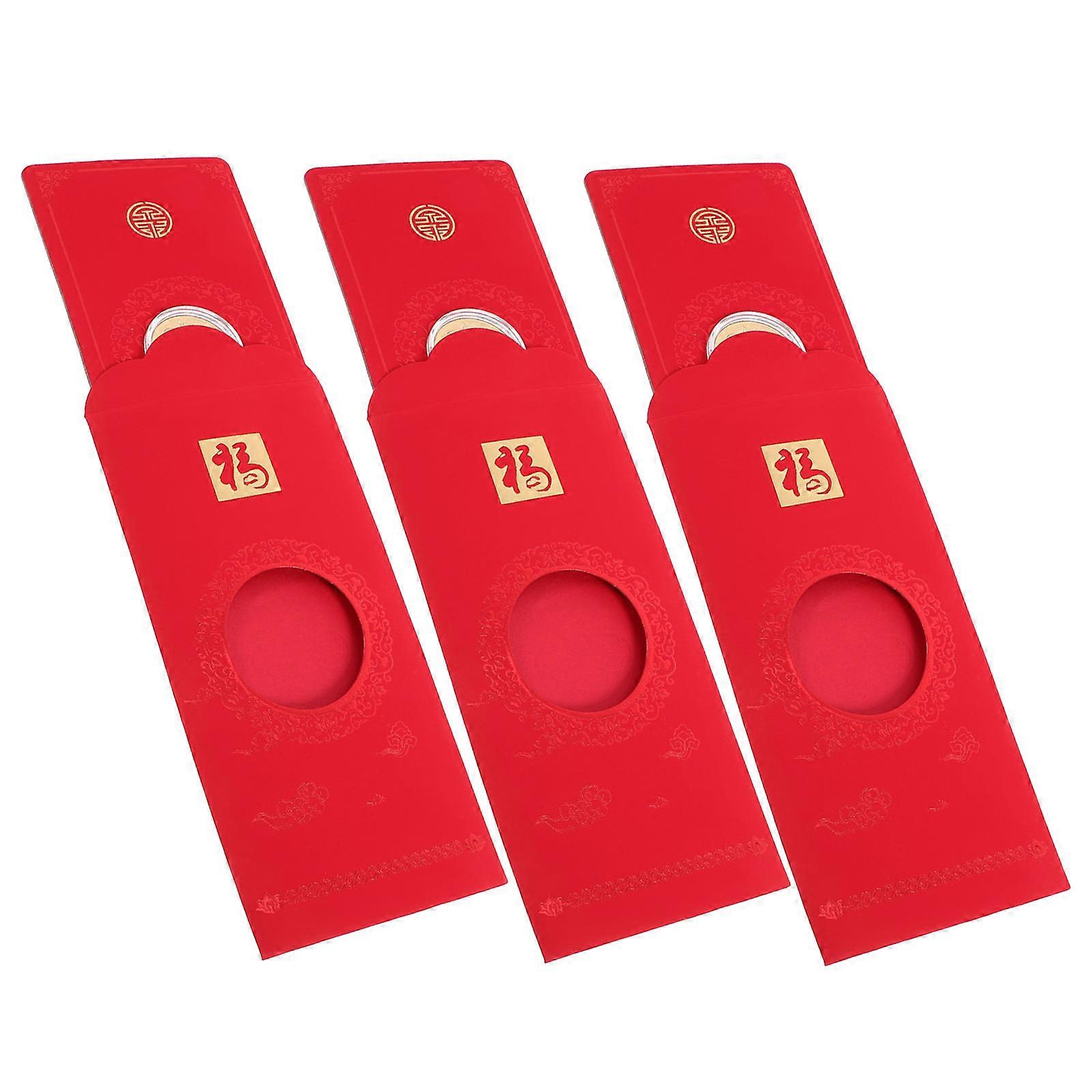 Chinese Snake Year Red Envelopes for Lucky Money 6Pcs Set
