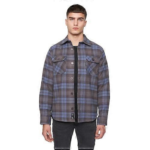 Duck and Cover Mens Willington Checked Overshirt