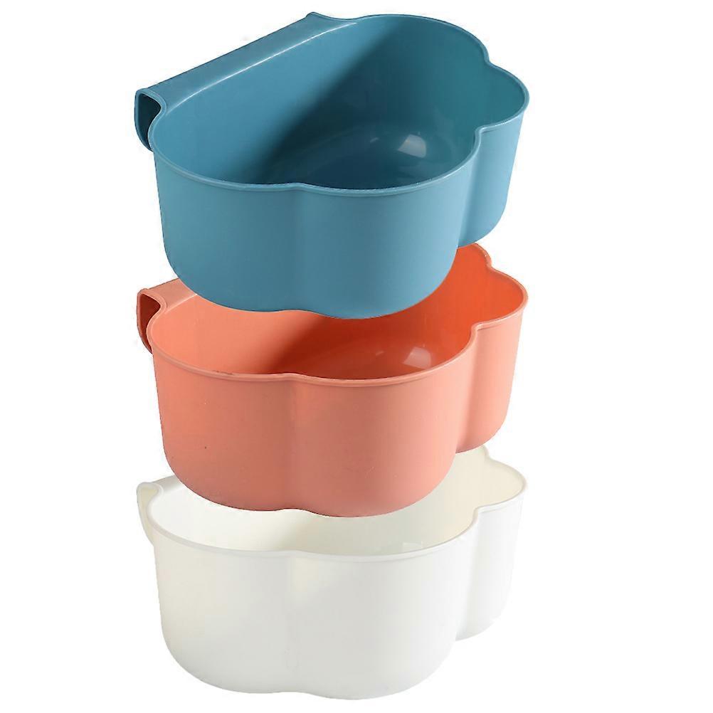 Plastic Kitchen Trash Bin Hanging Garbage Container 15Pcs