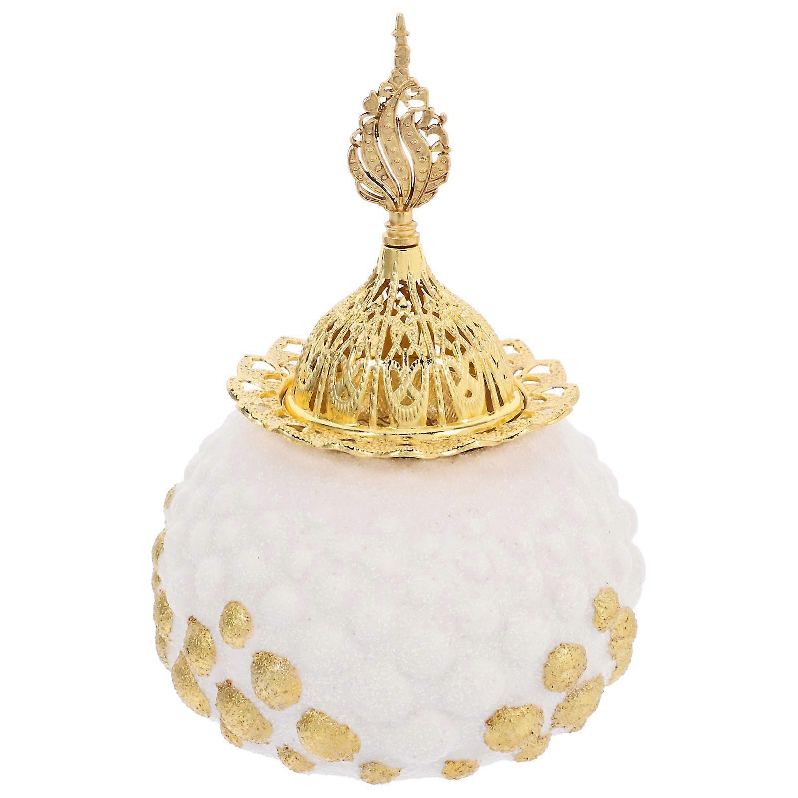 4Pcs Ceramic Incense Holder for Aromatherapy Arabic Style Censer