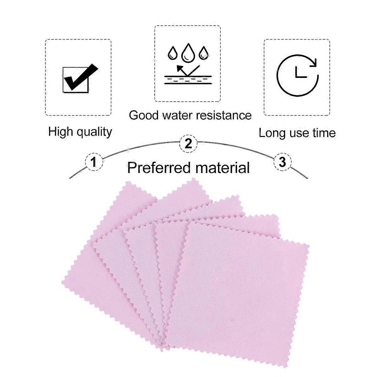 Microfiber Cloth Cleaning Cloth for Jewelry Use 1100Pcs Set
