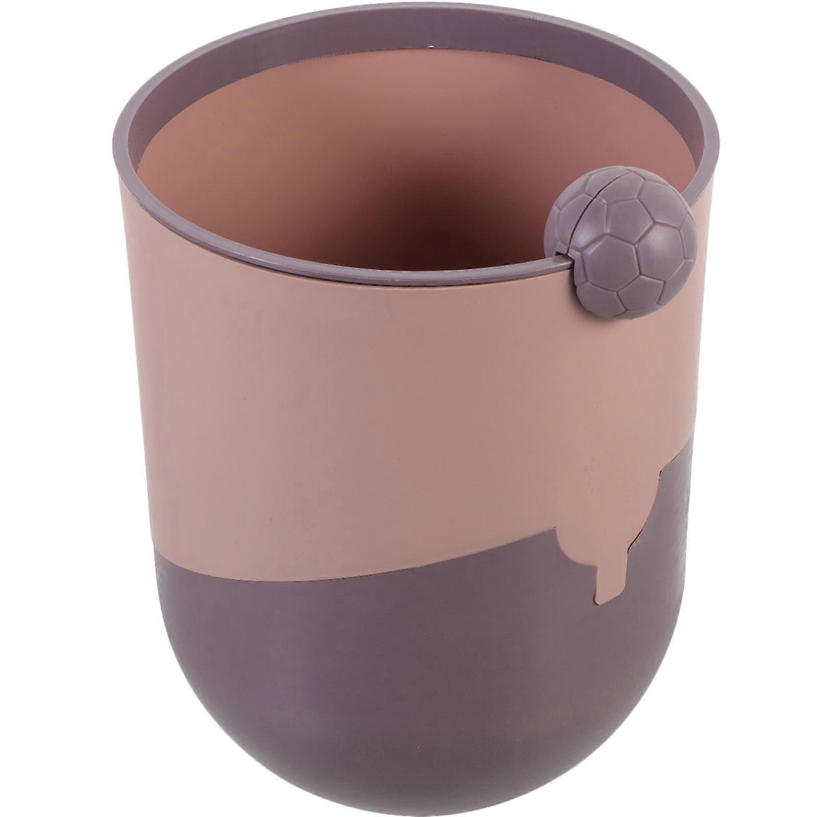 Kawaii Trash Can Household Trash Can Rectangular Style Multi Color For Home Office Use 1Set