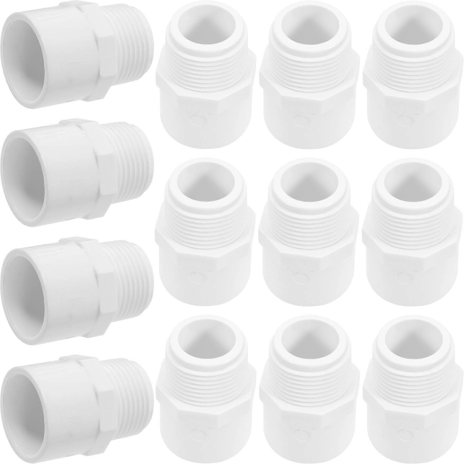 PVC Pipe Fittings Adapter for Water Pipe Joint Connectors 40Pcs Reusable