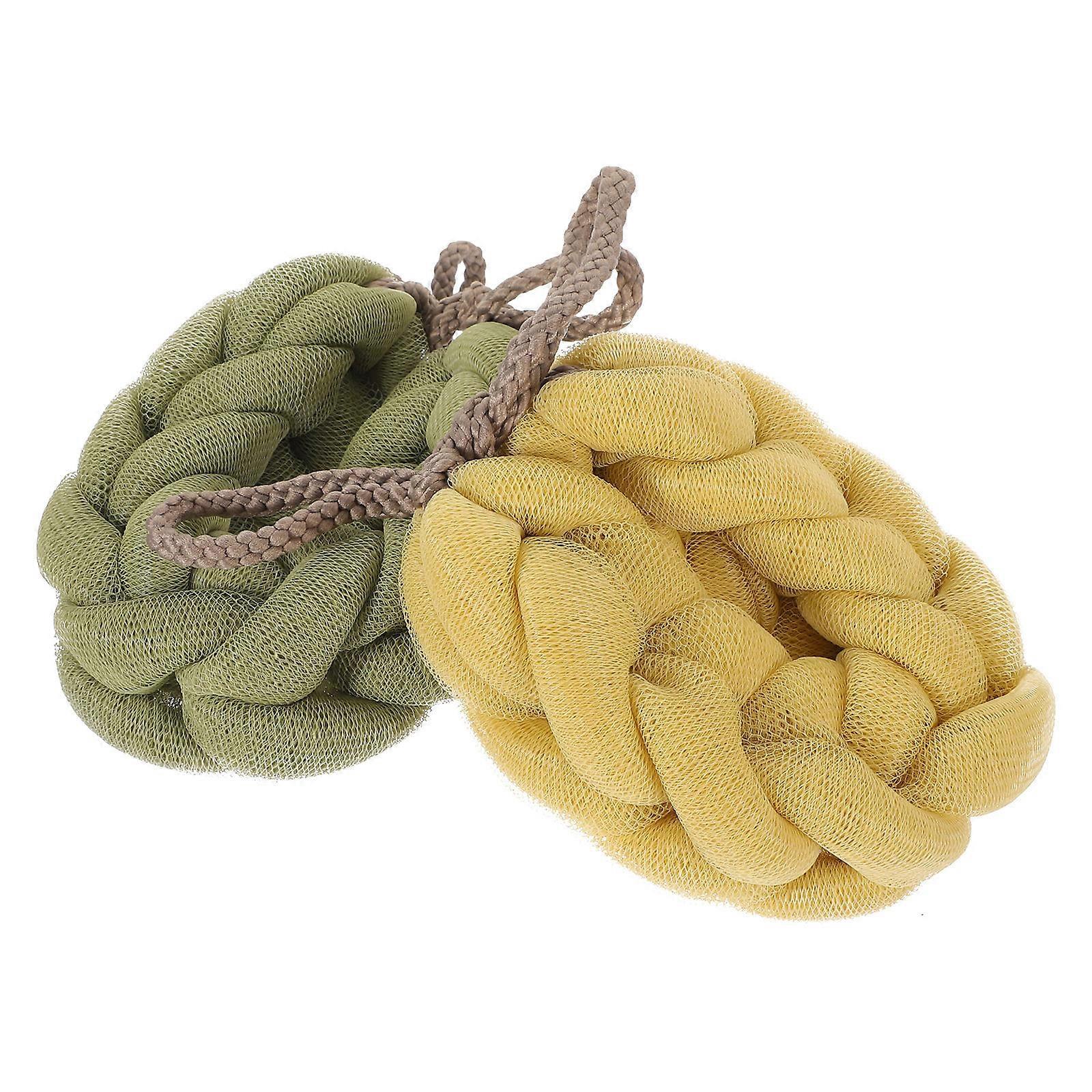 Long Shower Loofah Bath Sponge for Bathroom Use 10Pcs Assorted Color