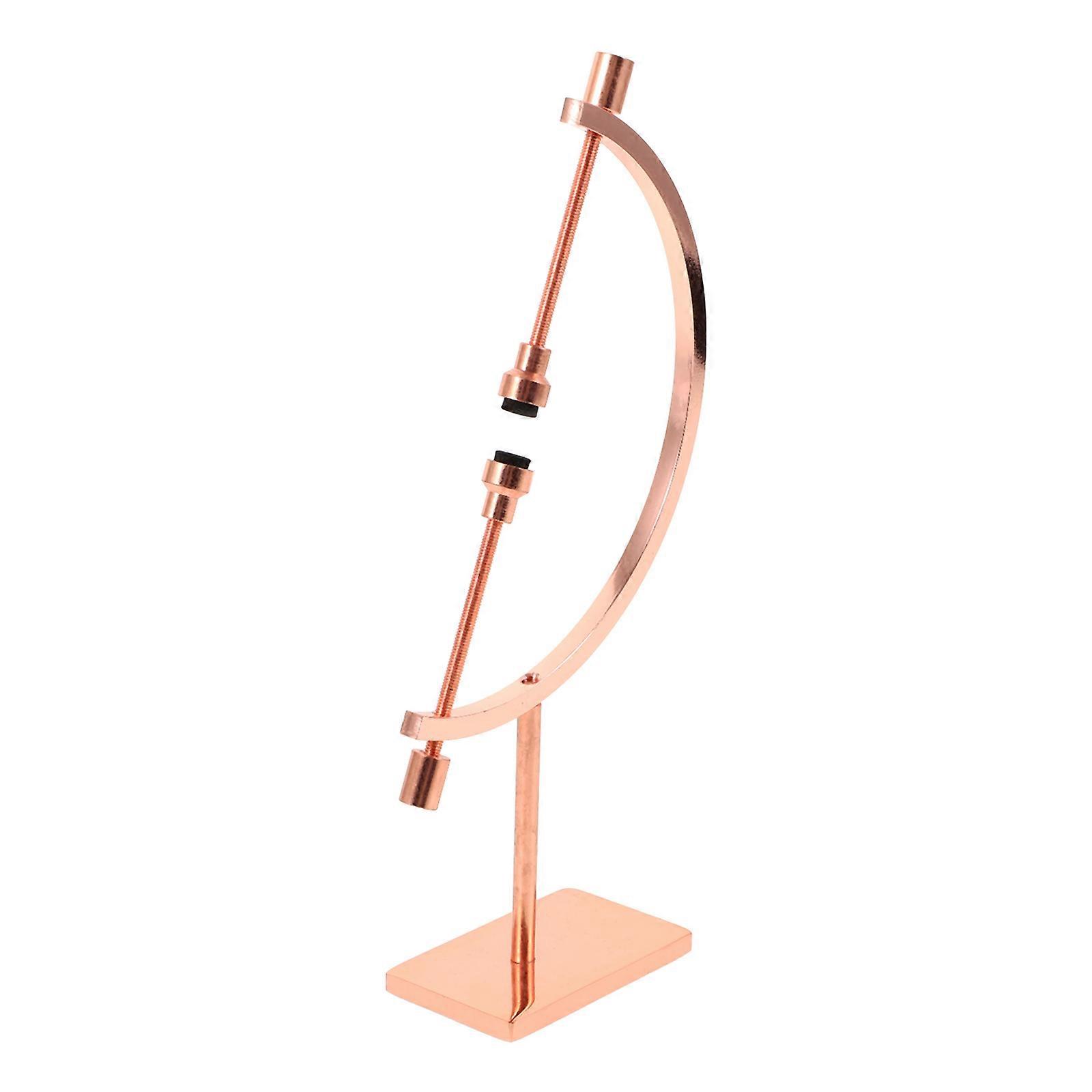 Adjustable Sphere Stand Metal Holder for Display 3Pcs Crystal Display