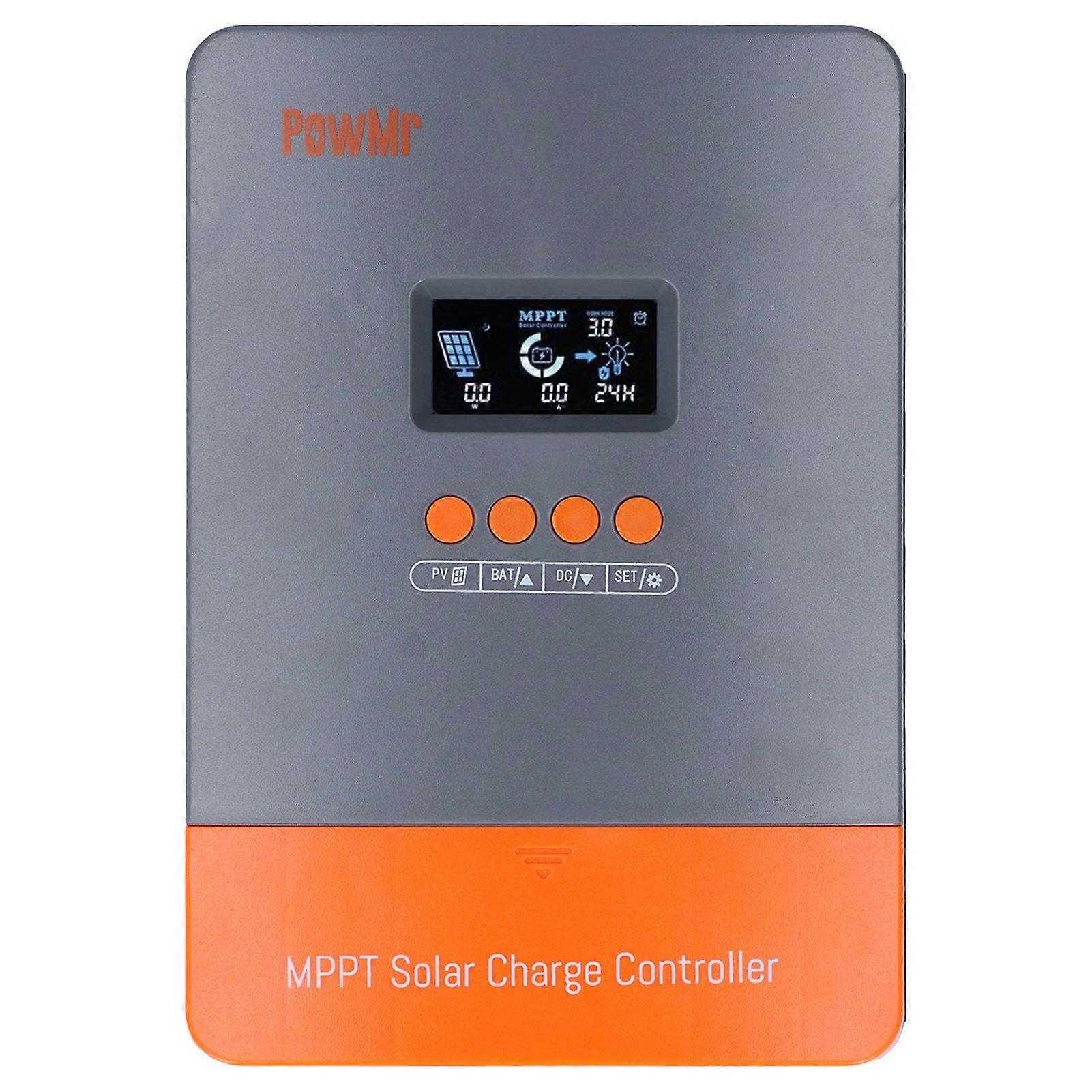 O Layer MPPT Solar Charge Controller Photovoltaic Panel Charge Discharge Device LCD Display