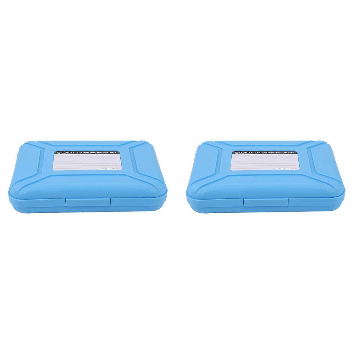  Phx35-V1 3.5 Inch Hard Drive Protective Box Case（Blue）